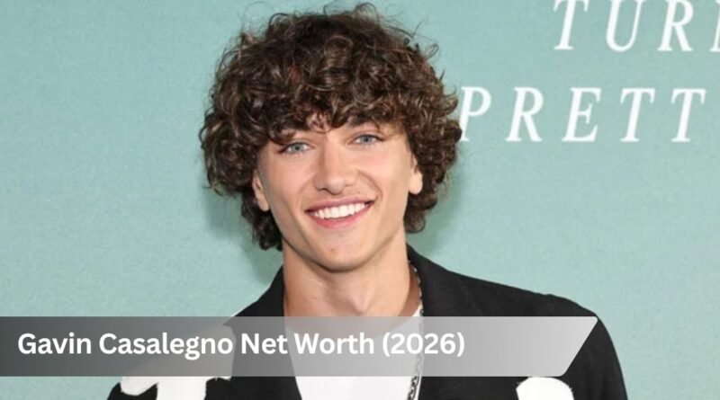 Gavin Casalegno Net Worth (2026)